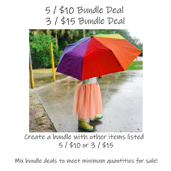 Bundle Deal Sale 5 / $10 or 3 / $15 - Picture 1 of 1